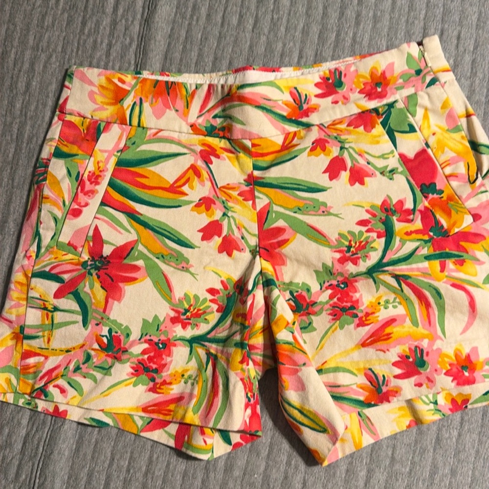 Floral print size 0 J.Crew shorts